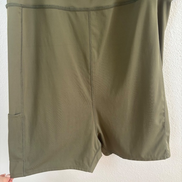 Abercrombie & Fitch Traveler Athletic Mini Dress Size XL Olive Green - Picture 6 of 12